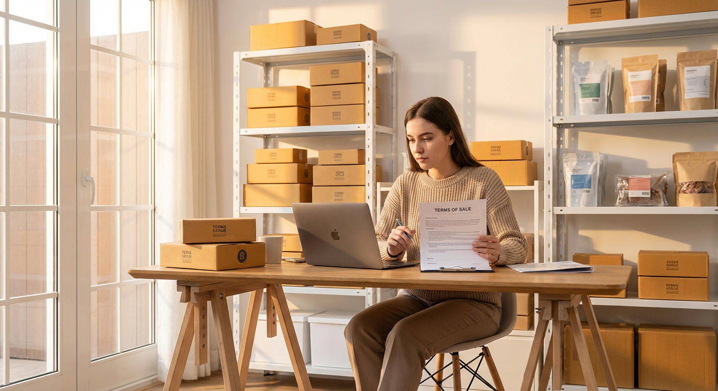 Terms of Sale (E-commerce) template -- generate this legal document for $5